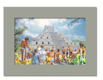 In Edzna  - 5 colors Matboard print