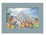 In Edzna  - 5 colors Matboard print