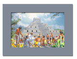 In Edzna  - 5 colors Matboard print