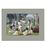 Let them come  - 5 colors Matboard print