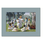 Let them come  - 5 colors Matboard print