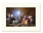 The Nativity - 5 colors Matboard print